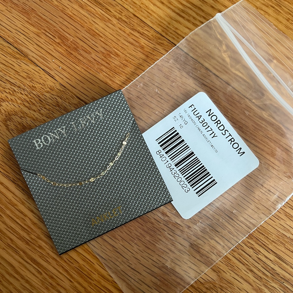 Bony Levy Gold Bead Station Necklace - Gold